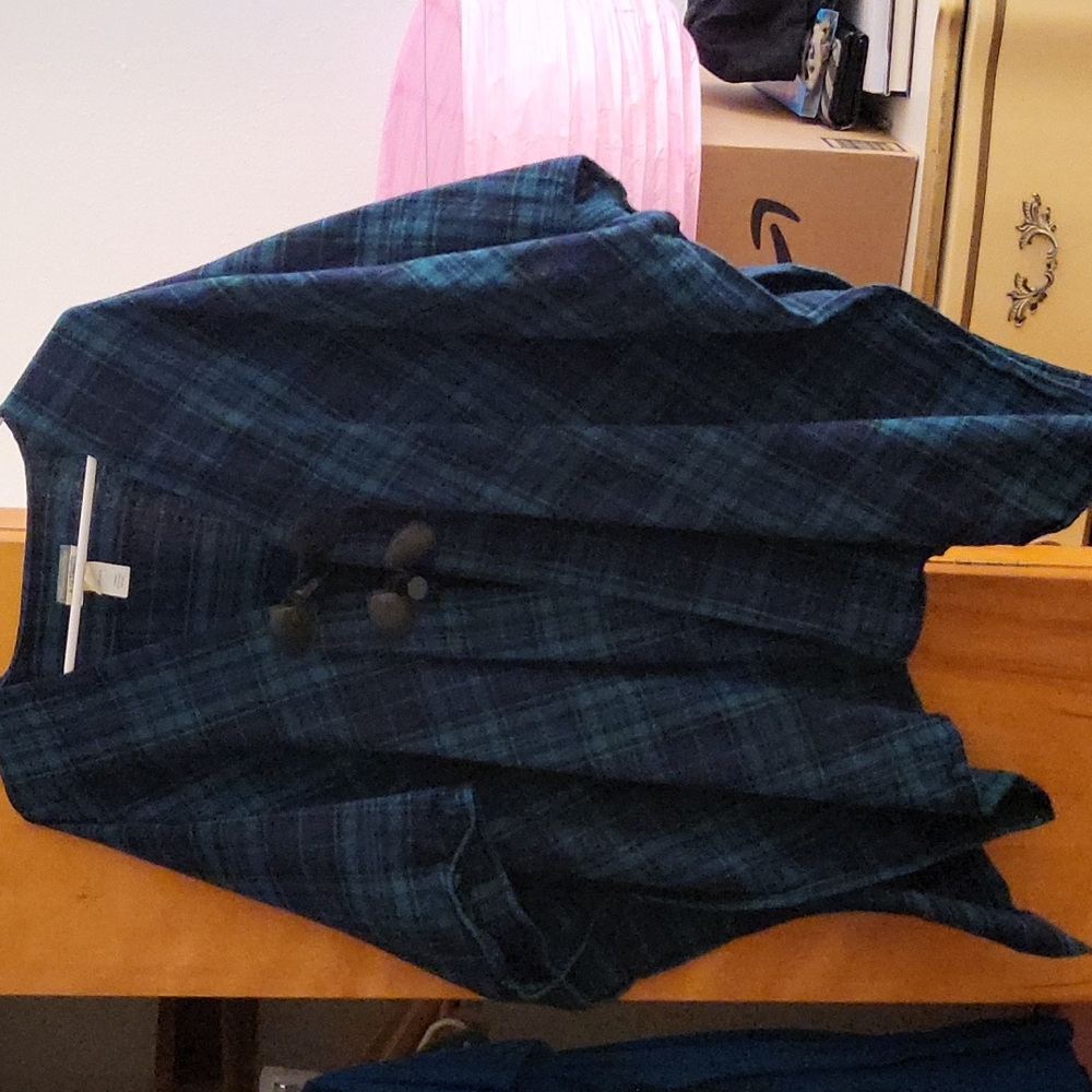 Green poncho